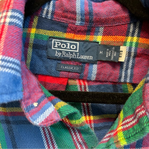 Polo Ralph Lauren Red Plaid Button Down Shirt - Picture 2 of 6